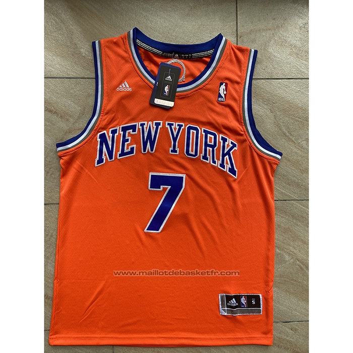 Maillot New York Knicks Carmelo Anthony #7 Orange